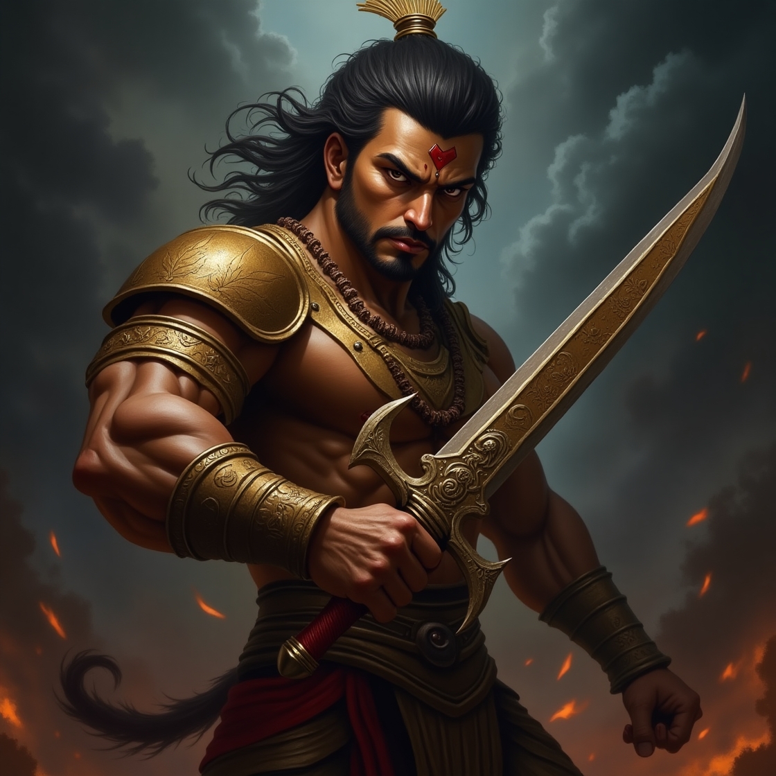 Ravan's son Meghnad.
